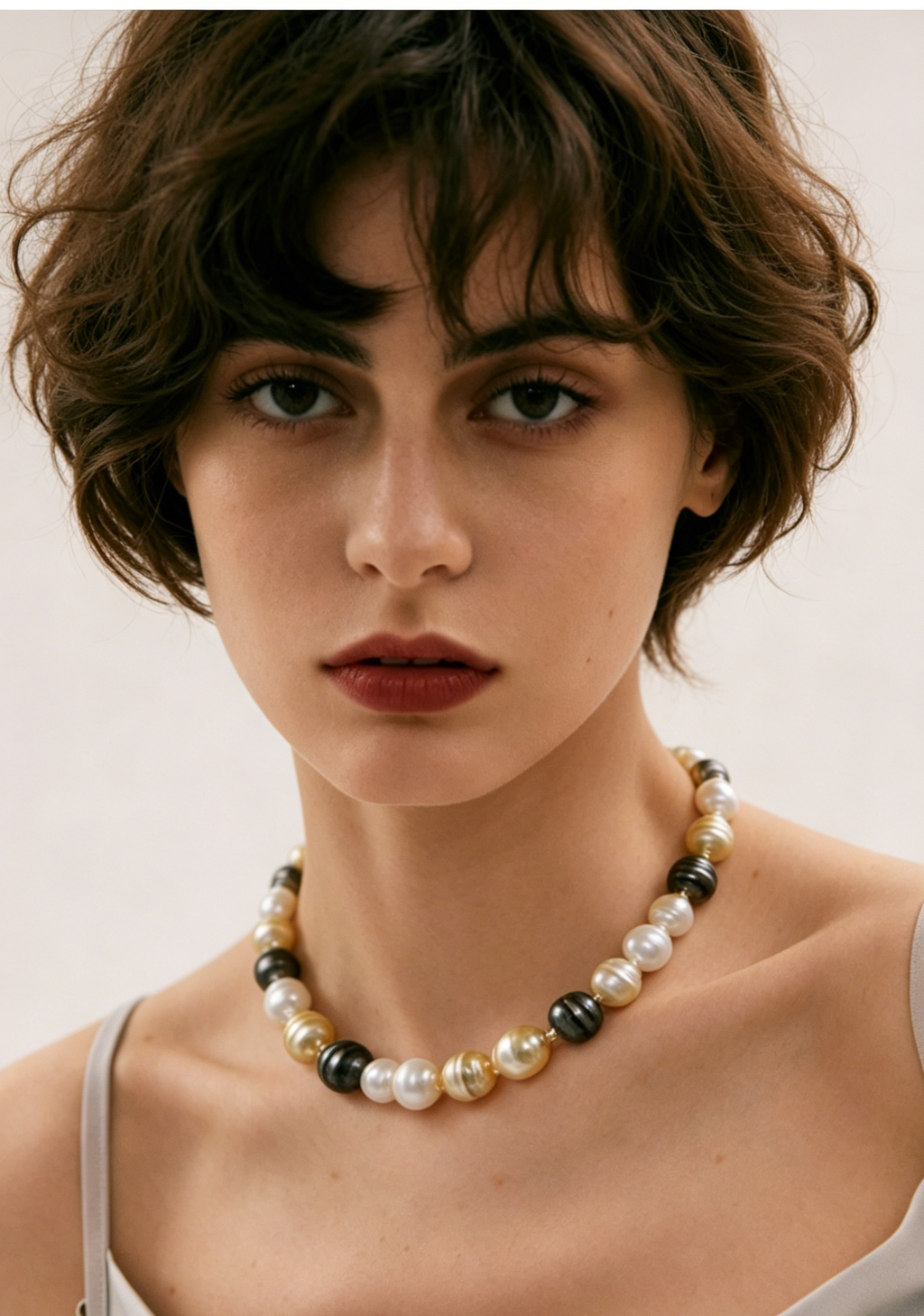 9–11mm Freshwater Multicolor Baroque Pearl Necklace