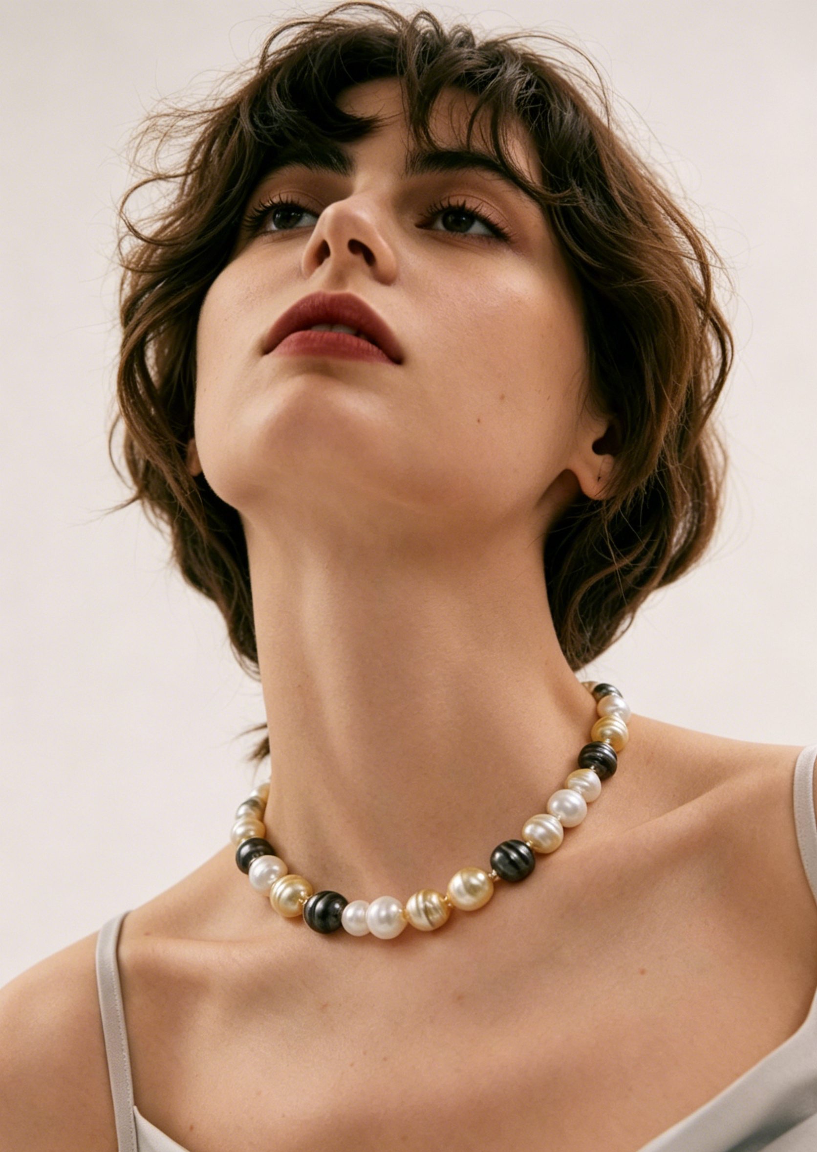 9–11mm Freshwater Multicolor Baroque Pearl Necklace