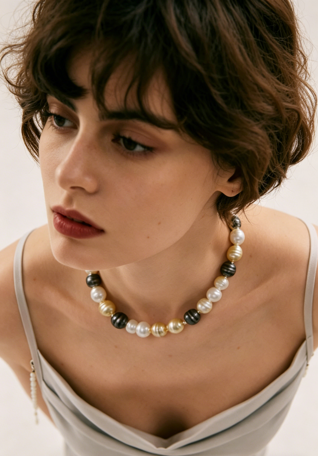 9–11mm Freshwater Multicolor Baroque Pearl Necklace