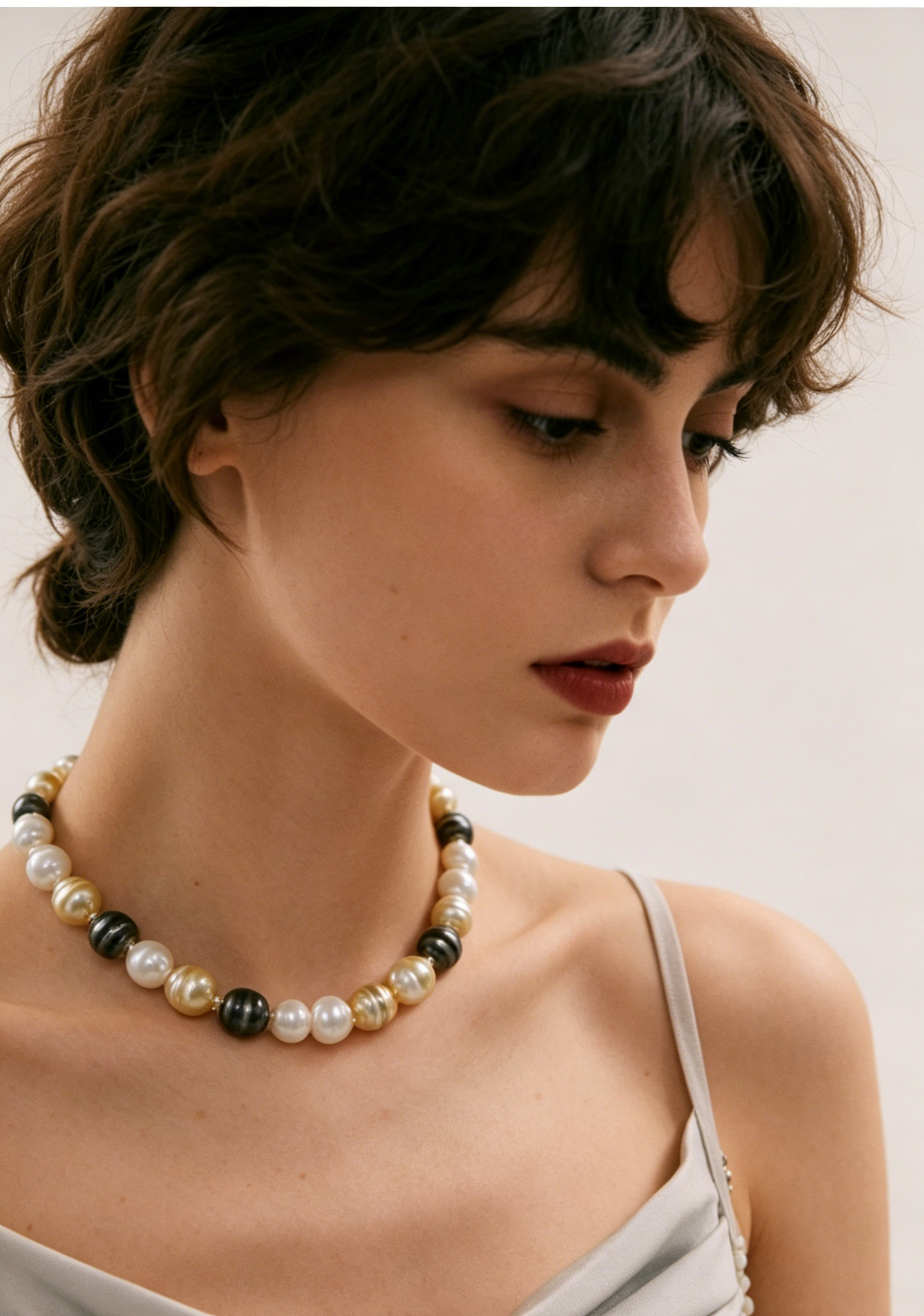 9–11mm Freshwater Multicolor Baroque Pearl Necklace