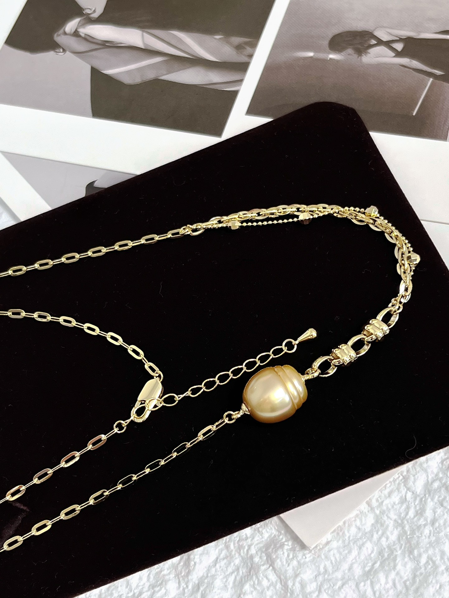 Tahitian Pearl Necklace for Women – 10mm Natural Saltwater Pearl Jewelry